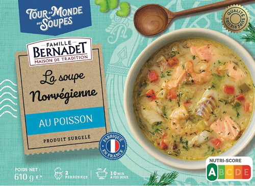 BERNADET SOUPE NORVÉGIENNE SURGELÉE code EAN 3287370002873 