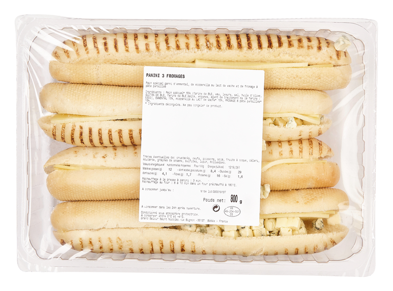 FE 4 PANINIS 3 FROMAGES  3287390079848 (3287390079848)