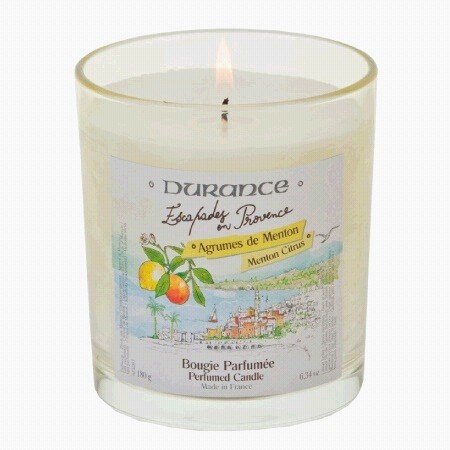 durance - Bougie Traditionnelle Parfumée Agrume...