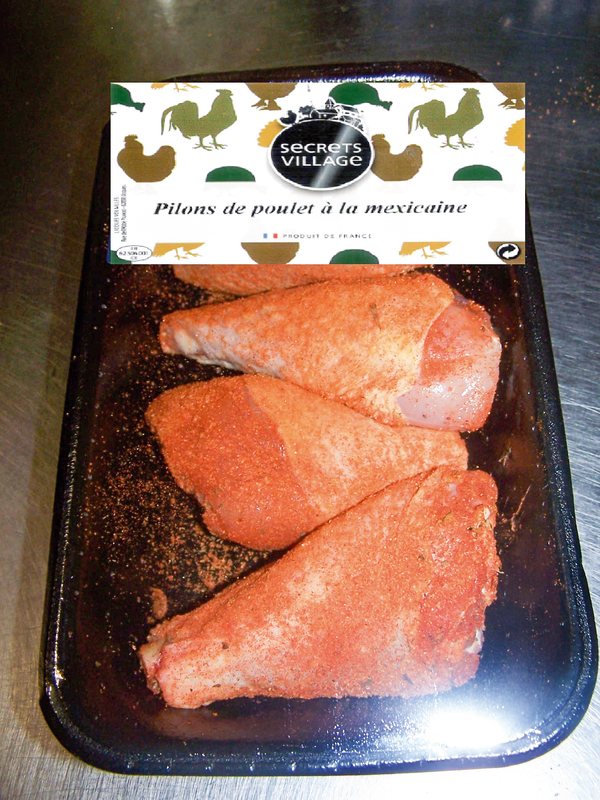 PILON POULET MARINÉ licques volailles