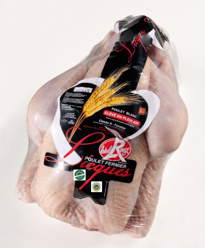 Poulet fermier Label Rouge