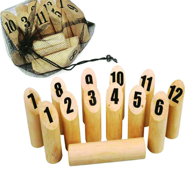 harmony JEU DE 12 QUILLES NORDIQUES AVEC LANCEUR code EAN 3287955403088 