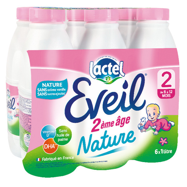 Lait 2Ème Âge Éveil Lactel 3288114180017 