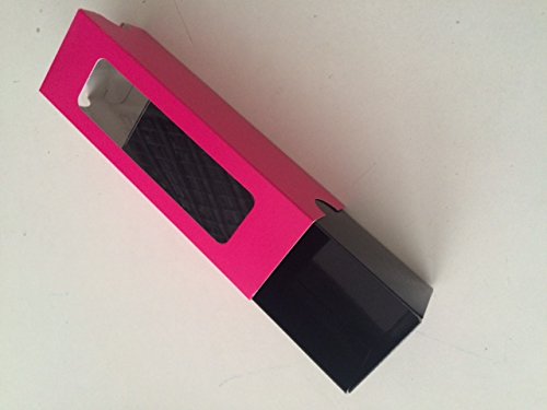 boite à macaron T1 (7 macarons) fuschia/noir x 10