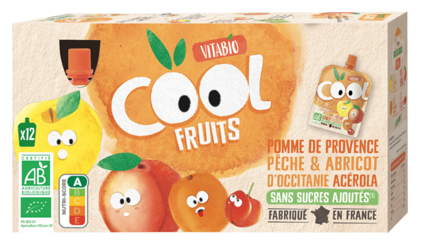 Compotes Cool Fruits sans sucres ajoutés