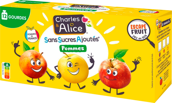 CHARLES & ALICE Gourdes Compote Charles & Alice code EAN 3288313704328 