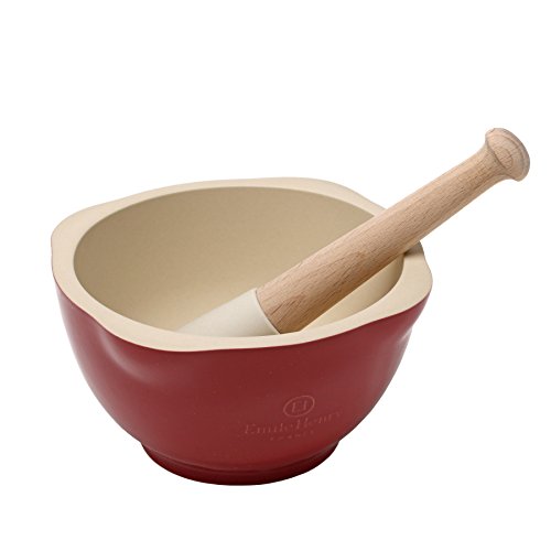 Eh340255 mortier et pilon céramique grand cru 1...
