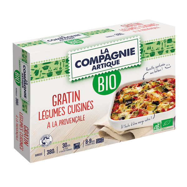 compagnie-artique Gratin surgelé Bio code EAN 3289476000005 