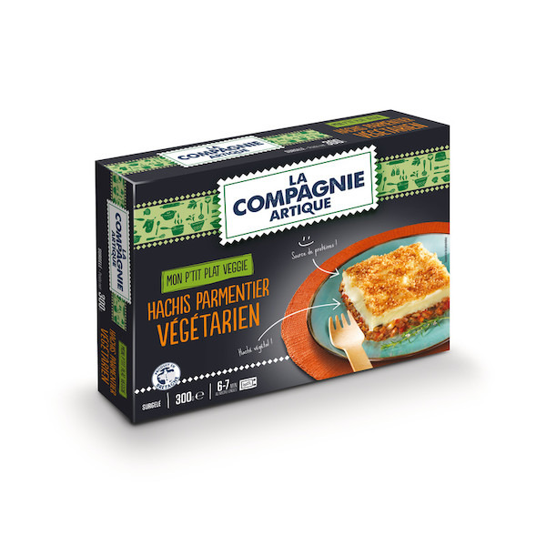 Plat cuisiné végétarien surgelé