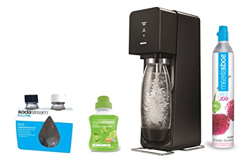 Source machine à eau pétillante et soda noire +...