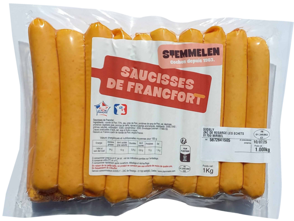 SAUCISSE DE FRANCFORT 
