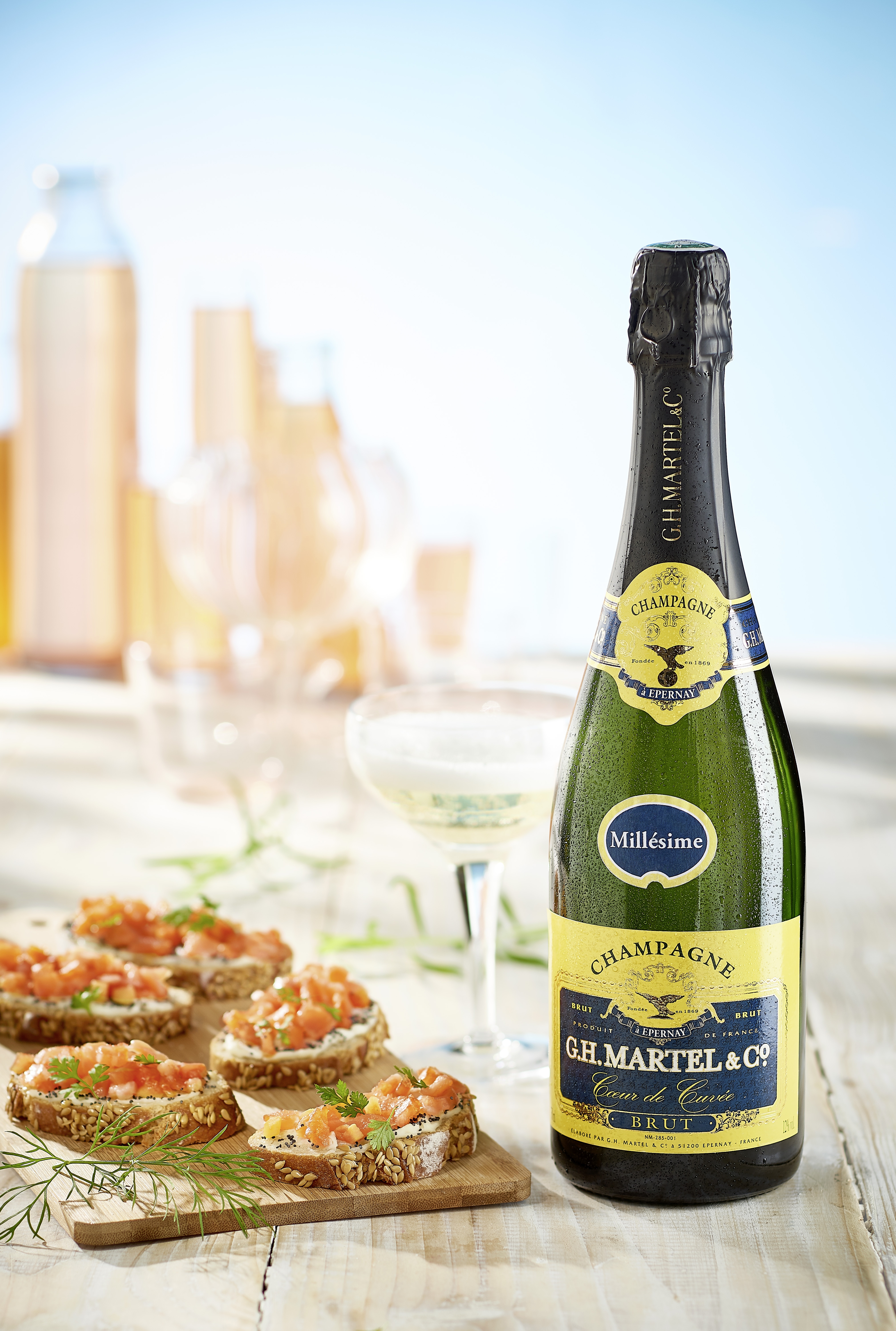 G.H. Martel Champagne brut cœur de cuvée millésime G.H. Martel code EAN 3292050132214 