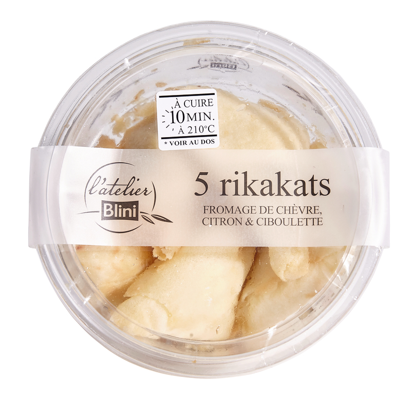 RIKAKATS FROMAGE DE CHÈVRE, CITRON  CIBOULETTE ...