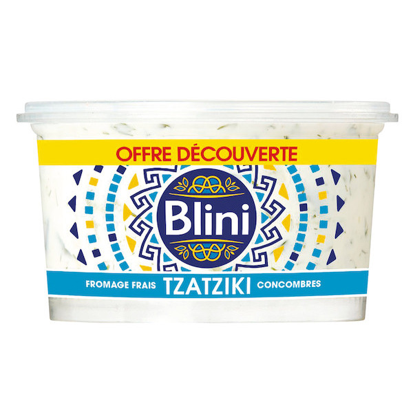 SPÉCIALITÉ À TARTINER TZATZIKI BLINI