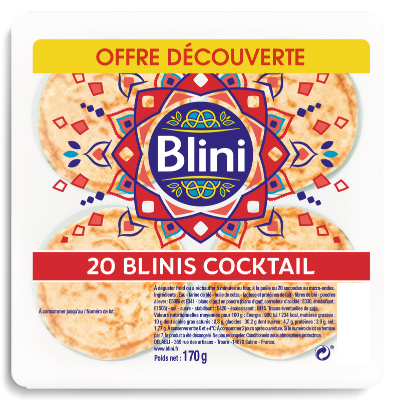 BLINIS COCKTAIL blini 3292070009398 blini BLINIS COCKTAIL blini 3292070009398 blini