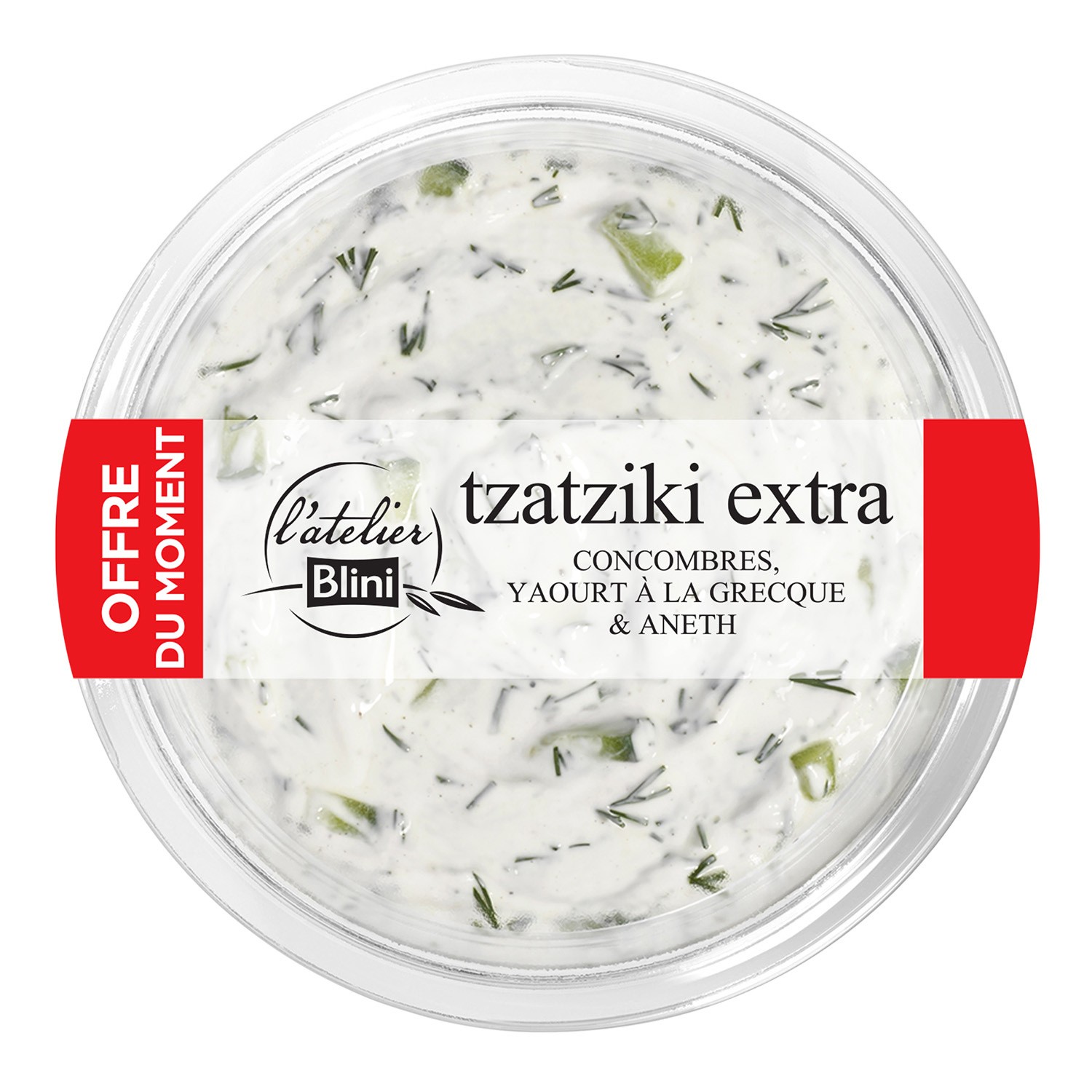 Tzatziki concombre, yaourt à la Grecque et anet...