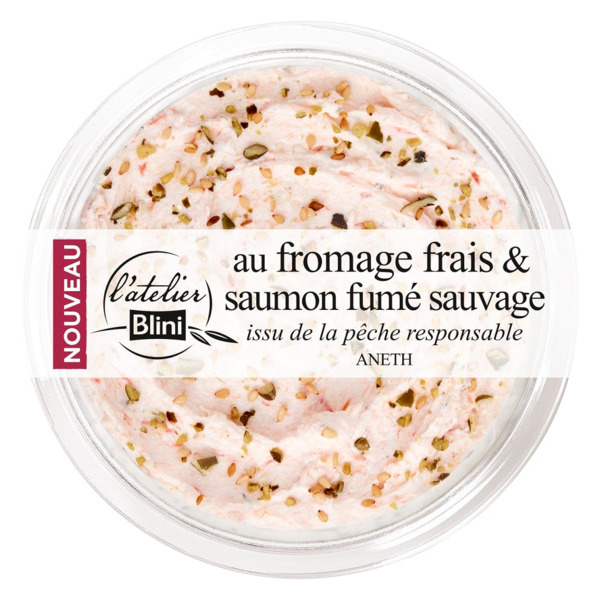  Tartinable Fromage Frais Et Saumon Fumé L'atelier Blini code EAN 3292070010691 