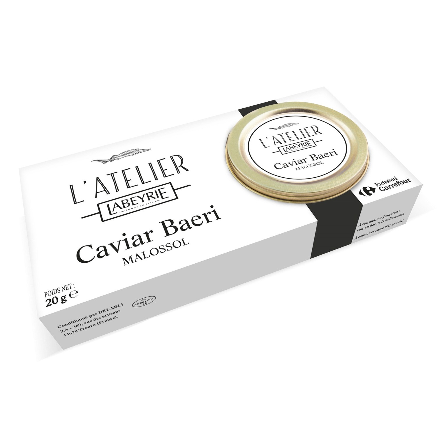 Caviar baeri malossol LABEYRIE 3292070101849 LABEYRIE Caviar baeri malossol LABEYRIE 3292070101849 LABEYRIE