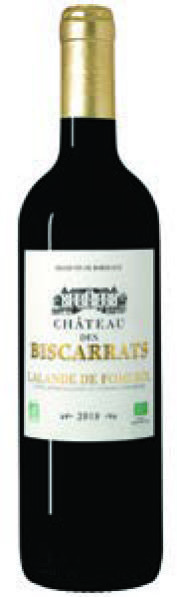 AOP(1) LALANDE DE POMEROL CHÂTEAU DES BISCARRATS 2018.(2) 3292143621182 (3292143621182)