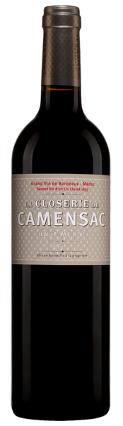 CLOSERIE DE CAMENSAC AOP HAUT-MÉDOC ROUGE 2019
 code EAN 3292144121193 