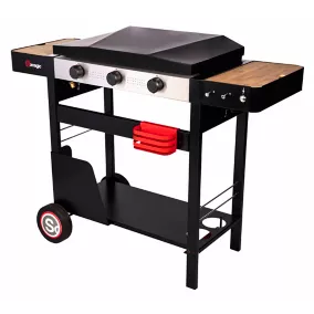  Plancha à gaz Somagic Solia 350 sur chariot code EAN 3292193162376 