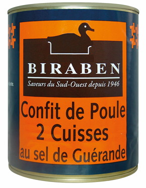 2 CUISSES DE POULE CONFITES