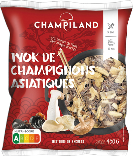 WOK DE CHAMPIGNONS ASIATIQUES SURGELÉ