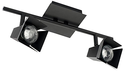 3360212 ciné spot 2 lumières 28 w gu10 230 v no...