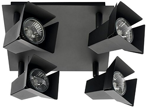 3360412 ciné spot 4 lumières 28 w gu10 230 v no...