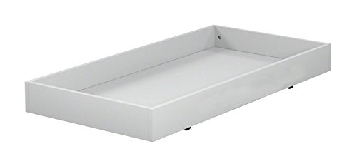 Tiroir de lit laqué blanc 60 x 120 cm