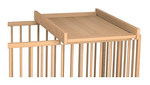 Plan à langer amovible vernis naturel