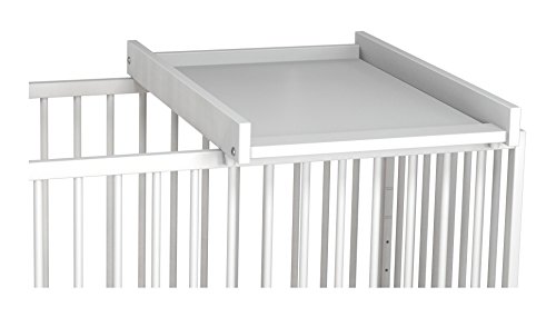 Plan à langer amovible laqué blanc