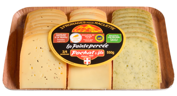 PLATEAU 3 FROMAGES POUR RACLETTE DONT TRUFFE D'ÉTÉ (1%)
3294581751063 LA POINTE PERCÉE PLATEAU 3 FROMAGES POUR RACLETTE DONT TRUFFE D'ÉTÉ (1%)
3294581751063 LA POINTE PERCÉE
