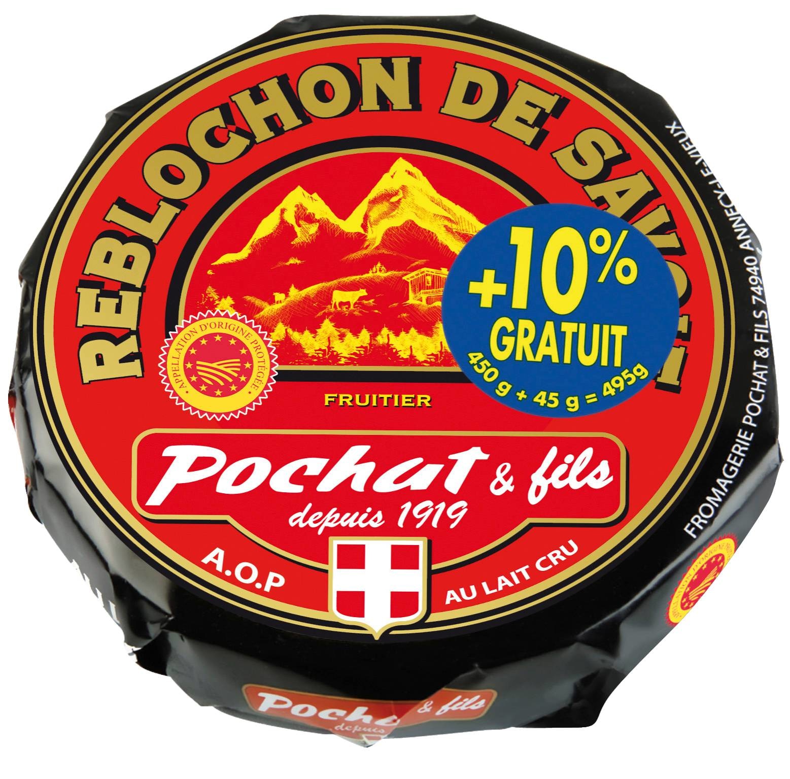 AOP Reblochon de Savoie Fruitier POCHAT & FILS 27% MG 3294582065909 (3294582065909)