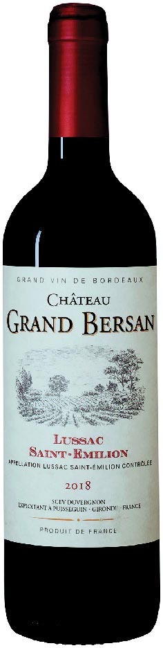 AOP LUSSAC SAINT-ÉMILION  2018.