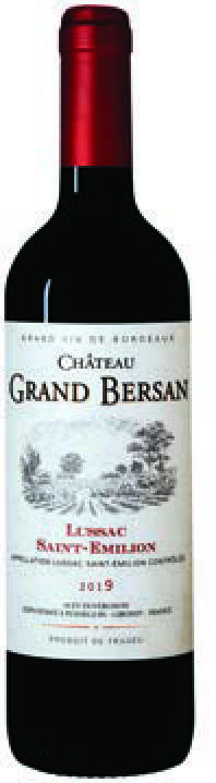 AOP(1) LUSSAC SAINT-ÉMILION CHÂTEAU GRAND BERSAN 2019 3295890225788 (3295890225788)