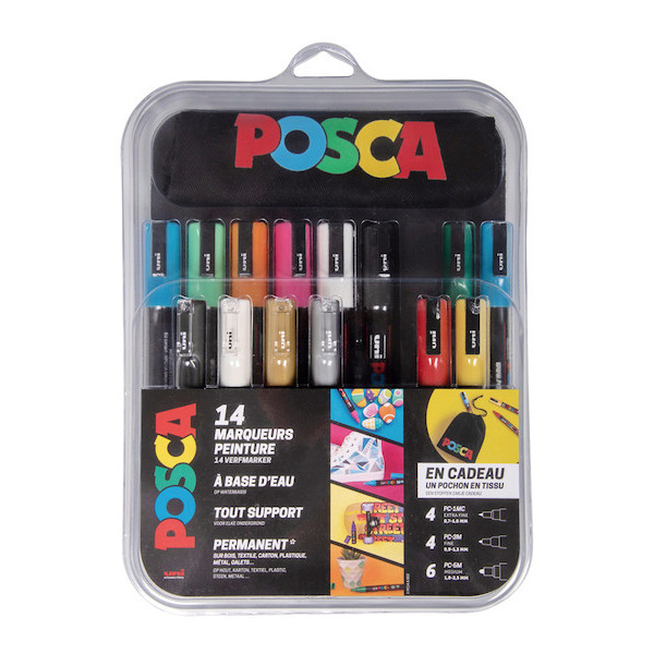 14 marqueurs peinture