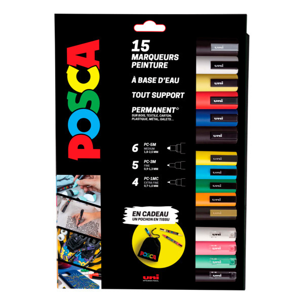  Maxi Pack Posca + Pochon Posca Offert code EAN 3296280047263 