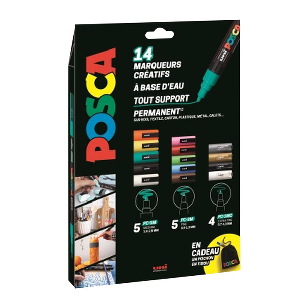 14 marqueurs de peinture 