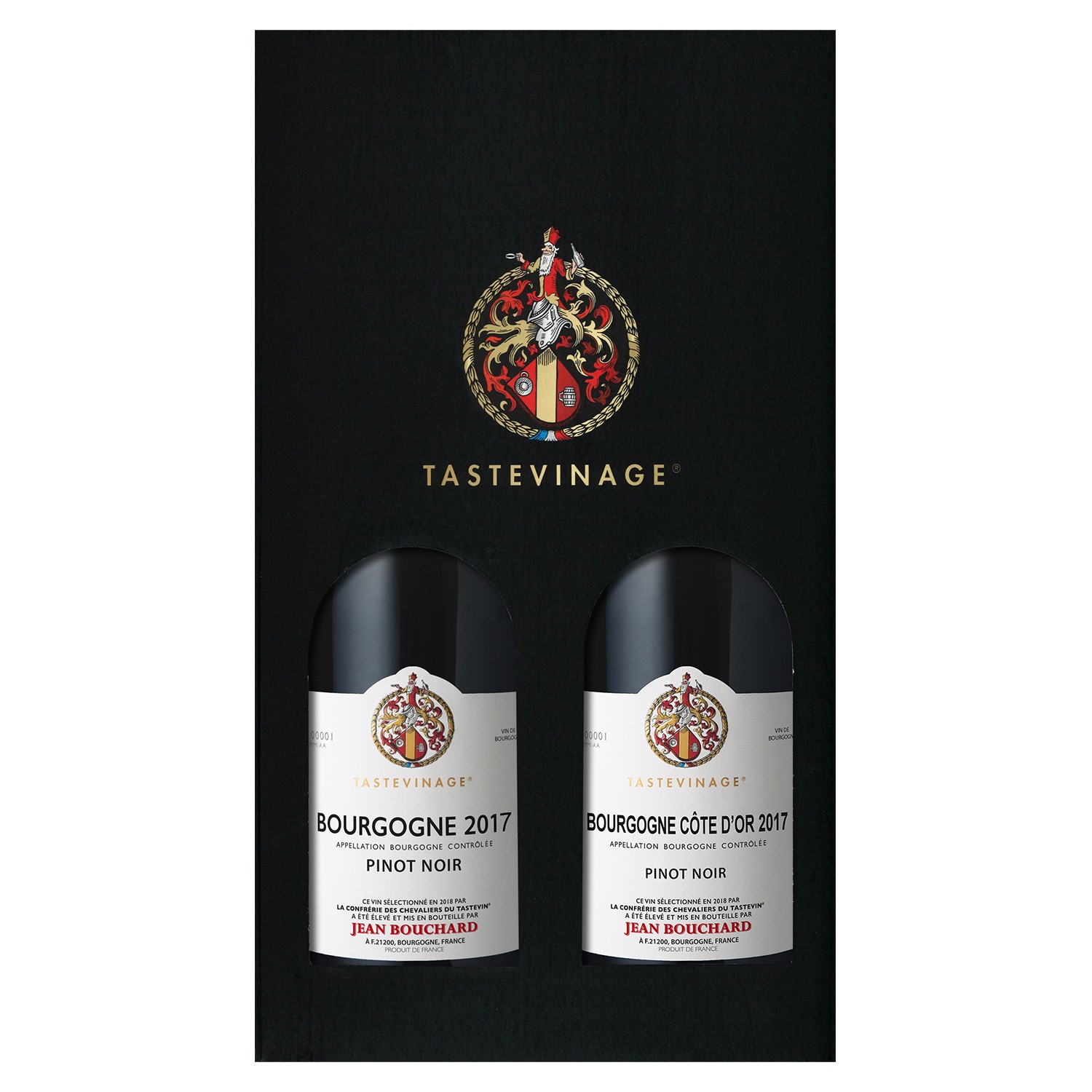 Vin rouge Pinot Noir et Pinot Noir Côte d'Or JE...