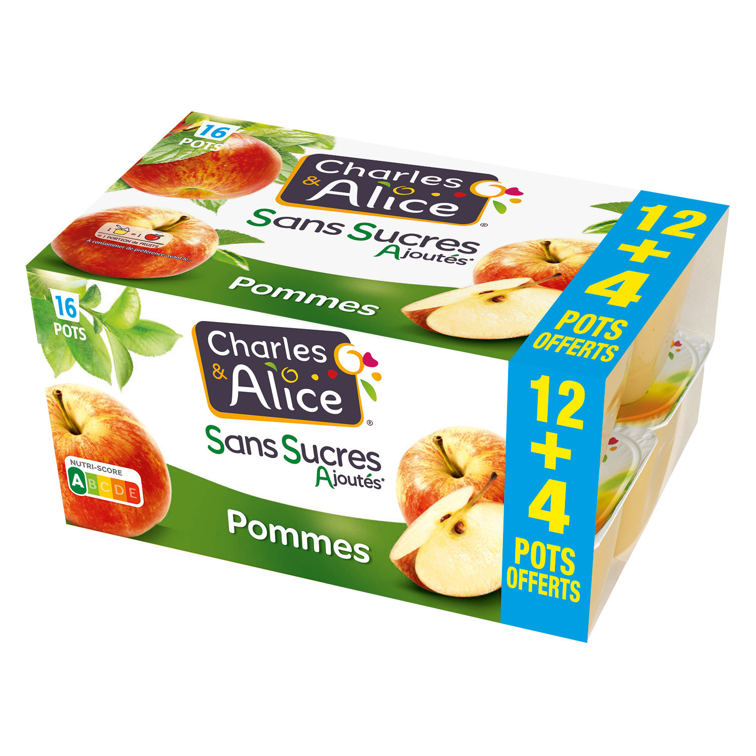 Compote pomme sans sucres ajoutées CHARLES & ALICE 3297760098041 CHARLES & ALICE Compote pomme sans sucres ajoutées CHARLES & ALICE 3297760098041 CHARLES & ALICE