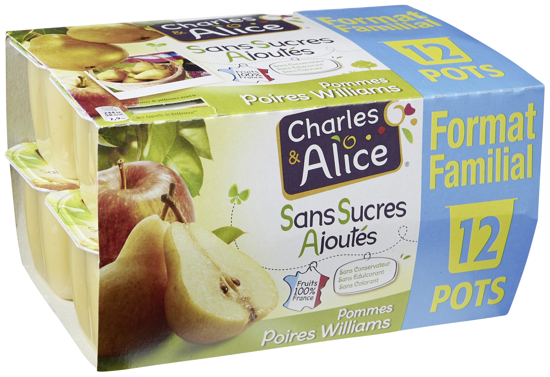 Desserts aux fruits sans sucres ajoutés pommes ...