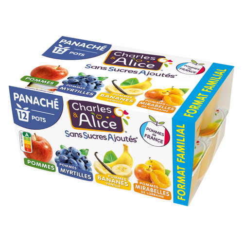 COMPOTE PANACHÉ SANS SUCRES AJOUTÉS