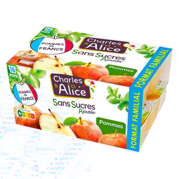  Dessert De Fruits Sans Sucres Ajoutés Charles Et Alice code EAN 3297760098454 