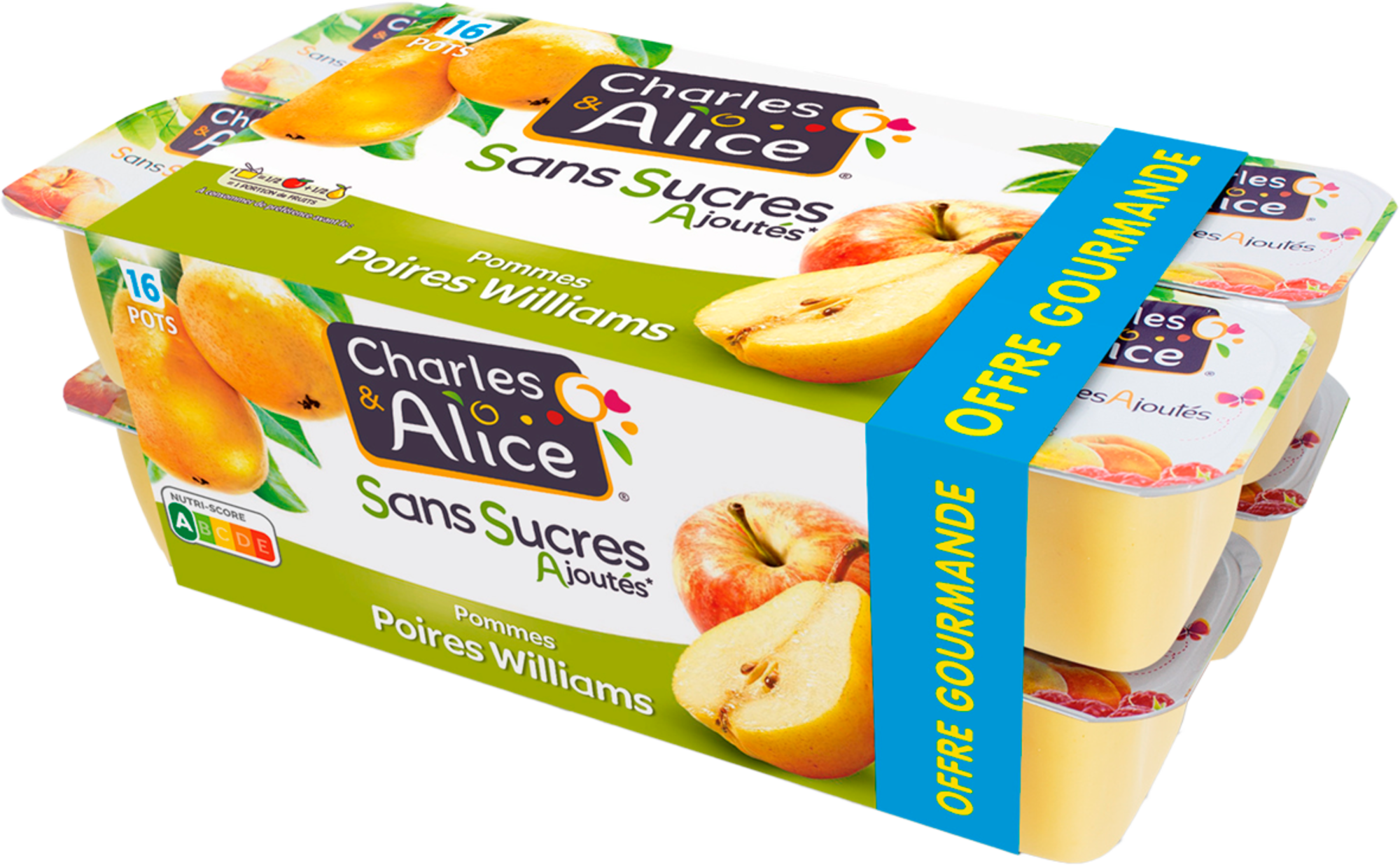 Compotes Pommes Poires Williams Offre gourmande