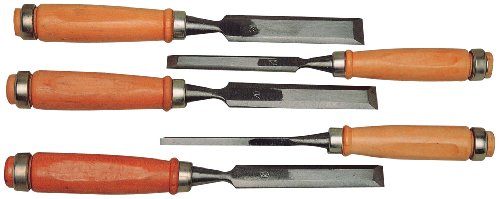 43103 - jeu de 5 ciseau à bois - manche bois