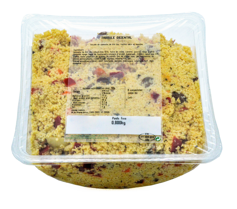 TABOULÉ ORIENTAL maison chapuis