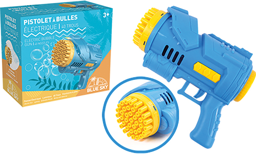 PISTOLET À BULLES ÉLECTRIQUE