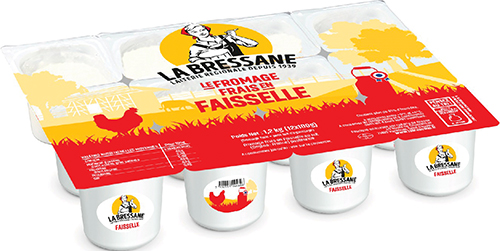 LE FROMAGE FRAIS 
EN FAISSELLE
4,5% Mat.Gr.