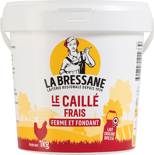 LE CAILLÉ FRAIS 
FERME ET FONDANT 
4,8% Mat.Gr.